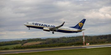 מטוס של חברת RyanAir